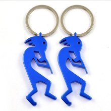 Wholesale fashion key ring animal shaped aluminum multifunction bottle opener